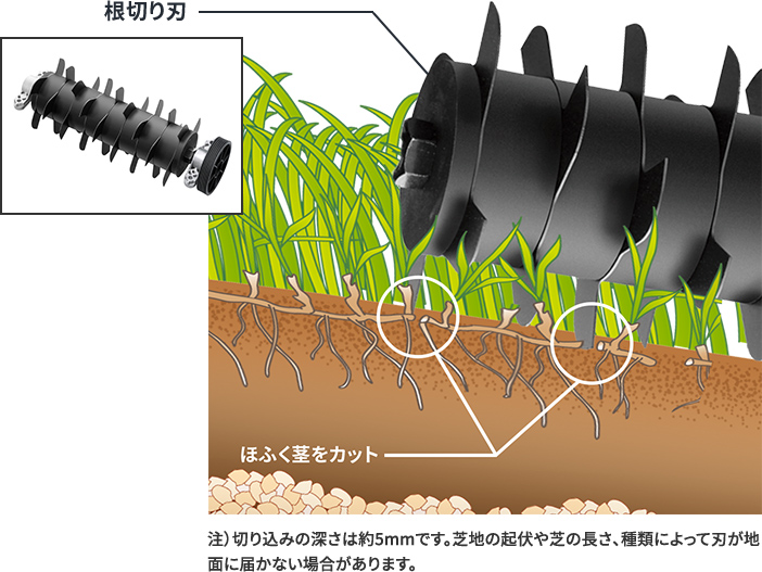 芝生をキレイに保つには バリカン 芝刈機 京セラインダストリアルツールズ