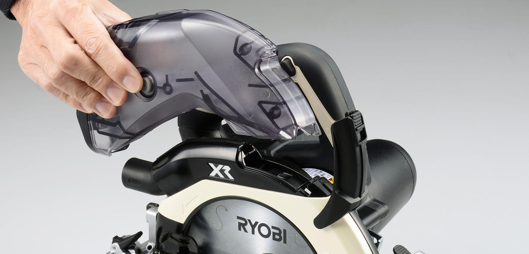 ◇◇RYOBI 充電式集じん兼用丸ノコ 安全カバーなし BNW-11XR