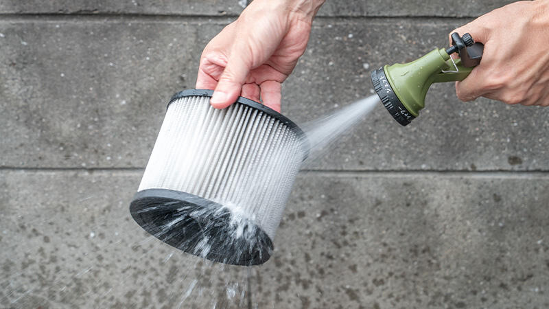 手入れカンタン「水洗いOK」のフィルター